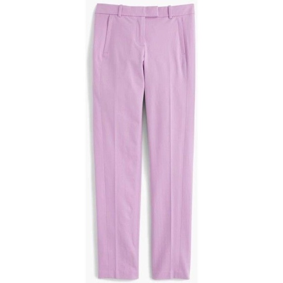 J. Crew Pants - J Crew‎ Maddie Straight Leg Pant Purple Dress Pants Size 12P